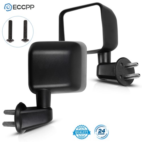 Manual mirrors black pair - manual,